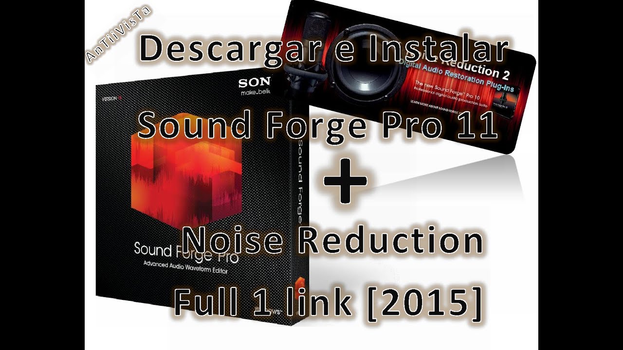 sony sound forge pro 10 + noise reduction 2.0 activated